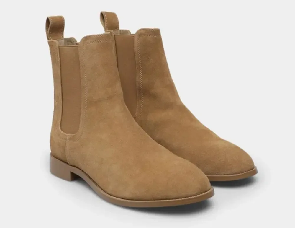 Saint Morta Men's Nomad Chelsea Boots Size 10 EU 44 Tan Camel Round Toe NIB